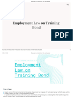 Employment Law On Training Bond - Chia, Lee & Associates