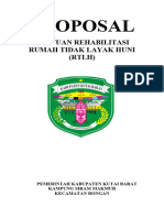 PROPOSAL Rehab Rumah Tidak Layak Huni