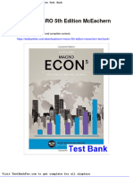 Dwnload Full Econ Macro 5th Edition Mceachern Test Bank PDF