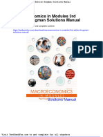 Dwnload Full Macroeconomics in Modules 3rd Edition Krugman Solutions Manual PDF