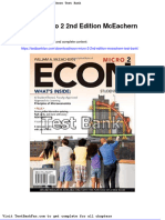 Dwnload Full Econ Micro 2 2nd Edition Mceachern Test Bank PDF