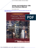 Dwnload Full Financial Markets and Institutions 10th Edition Madura Solutions Manual PDF