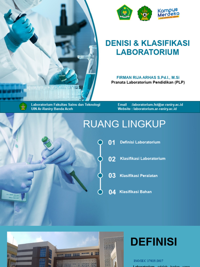 Definisi dan Klasifikasi Laboratorium | PDF