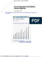 Dwnload Full Econometrics by Example 2nd Edition Gujarati Solutions Manual PDF