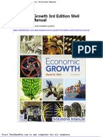 Dwnload Full Economic Growth 3rd Edition Weil Solutions Manual PDF