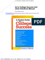 Dwnload Full Pocket Guide To College Success 2nd Edition Shushan Solutions Manual PDF