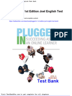 Dwnload Full Plugged in 1st Edition Joel English Test Bank PDF