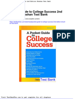 Dwnload Full Pocket Guide To College Success 2nd Edition Shushan Test Bank PDF
