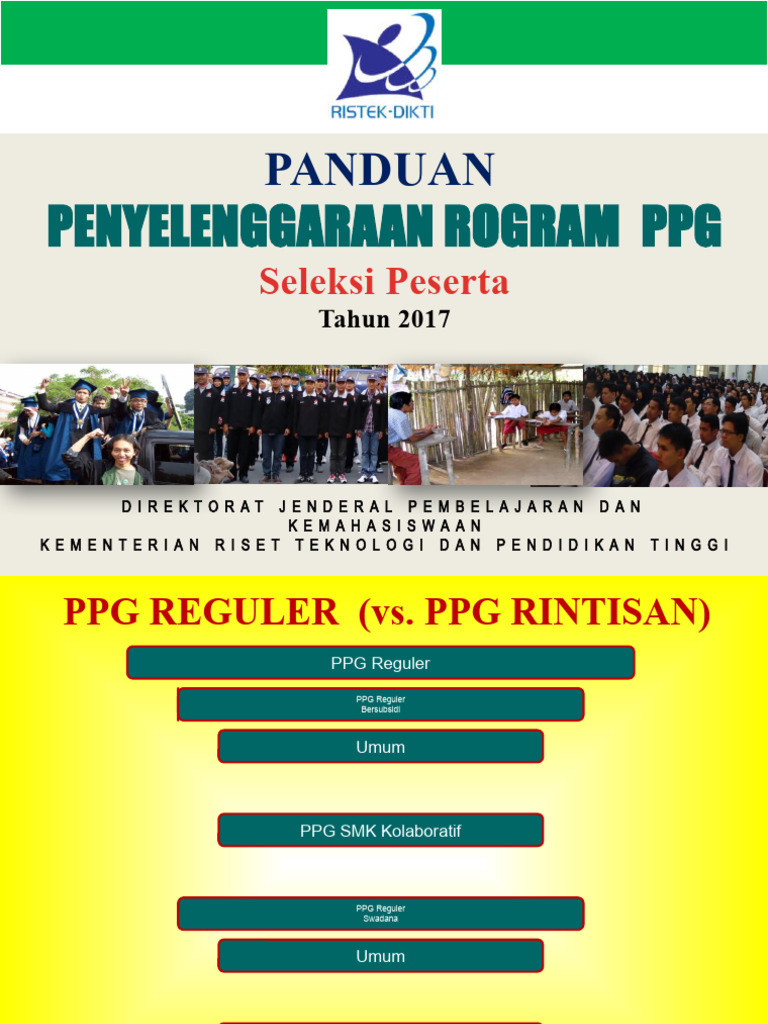 Bahan Sosialisasi Panduan PPG 2017-Seleksi Peserta-Peninsula | PDF