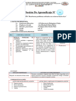 Esquema de Sesion de Aprendiza Matemática 2