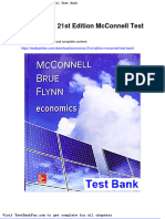 Dwnload Full Economics 21st Edition Mcconnell Test Bank PDF
