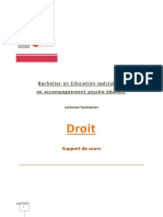 Cours de Droit 10 Janvier 2024