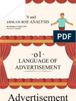 Language of Ads and Newspaper