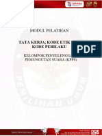 Modul 2 TATA KERJA KODE ETIK BIMTEK KPPS