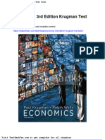 Dwnload Full Economics 3rd Edition Krugman Test Bank PDF