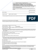 Questionnaire and Supporting Documentation Form 1040 Schedule C (Profit or Loss From Business)