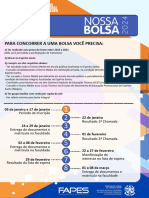 Edital Fapes 15-2023 - Programa Nossa Bolsa - 2º Retificação