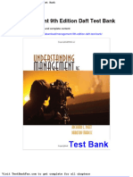 Dwnload full Management 9th Edition Daft Test Bank pdf