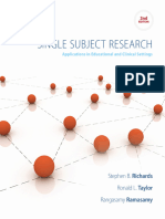 Single Subject Research Applications in Educational & Clinical Settings Stephen B Richards