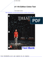 Dwnload Full Theatre Brief 11th Edition Cohen Test Bank PDF