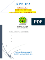 LKPD Ipa 3 (Project) Membuat Poster Sesuai Tema