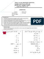 Soal PAT Kelas VII - Bahasa Arab SMT Genap