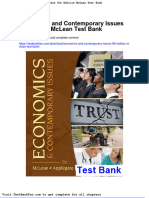 Dwnload Full Economics and Contemporary Issues 9th Edition Mclean Test Bank PDF