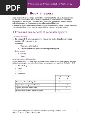 ICT 3rd Edition Exerciese Complete_Answers