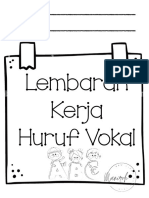 LEMBARAN KERJA Huruf Vokal