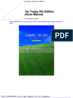 Dwnload full Economics for Today 5th Edition Layton Solutions Manual pdf