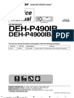Pioneer DEH-P490IB - P4900IB (CRT3846) Receiver Audio Car
