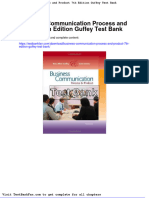 Dwnload Full Business Communication Process and Product 7th Edition Guffey Test Bank PDF