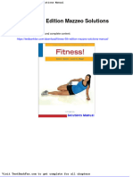 Dwnload Full Fitness 5th Edition Mazzeo Solutions Manual PDF