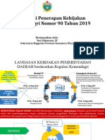 Implikasi Permendagri 90 Tahun 2019 Plus Renja