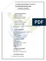 SR - KG Syllabus JANUARY'2024