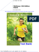 Dwnload Full Fitness and Wellness 12th Edition Hoeger Test Bank PDF