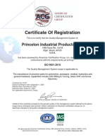 Certificate ISO 9001 ACG