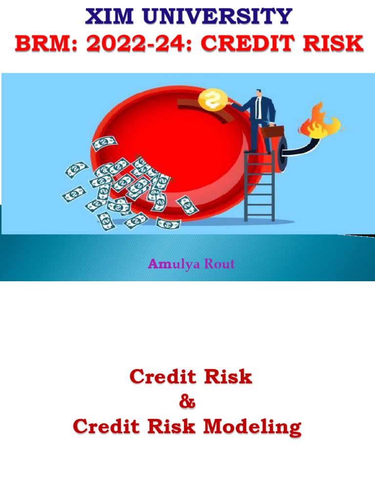 BRM Session 12 Credit Risk & Credit Risk Modelling | PDF | Financial ...