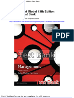 Dwnload Full Management Global 13th Edition Robbins Test Bank PDF