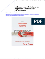 Dwnload Full Management Employment Relations An Integrated Approach Australia 2nd Edition Shaw Test Bank PDF