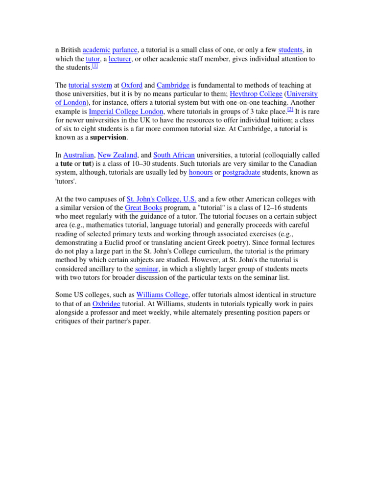 Tutor | PDF