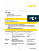 Work Health and Safety Performance Measurement Reporting