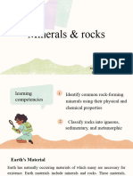 Lesson 2 Minerals & Rocks