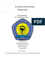 Makalah Materi Sediaan Farmasi Krim