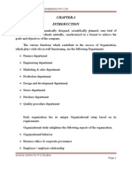 Organization Structure and Functions of Sidhi Vinayaka Fab Engineering Pvt Ltd