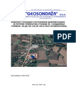 Elaborat Geolosko-Geotehnicke Dokumentacije