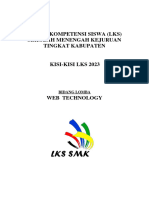 Kisi-Kisi LKS Web Technology Kabupaten Tegal 2023