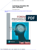 Dwnload Full Forensic Psychology Canadian 5th Edition Pozzulo Test Bank PDF