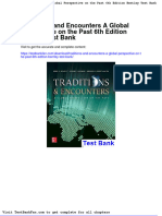 Dwnload Full Traditions and Encounters A Global Perspective On The Past 6th Edition Bentley Test Bank PDF