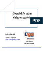 2017 Cosimo Bianchini CFD Analysis For Optimal Wind Screen Positioning